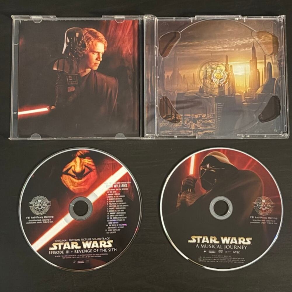 Lot of 3 Star Wars CDs Eps III, IV, and V (sp edition w/book) - Picture 7 of 13